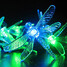 100 Garden Light Dragonfly Colour Led Lights Solar - 1
