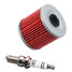 KLX Oil Filter Spark Plug Kawasaki - 3