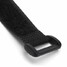 Hook Loop Strap Tie Rope 5pcs 2cm x 30cm Nylon Black Down Wrap Cable Cord Reusable - 3