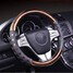 15 Inches Plastic Colorful Leather Handle Steering Wheel Cover Size Soft - 3