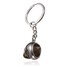 Car Keychain Keyring Silver Auto Motorcycle Helmet Key Chain Ring - 5