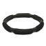 Fabric Black Car Steel Ring Wheel Cover Sandwich Anti-slip Type Sport 38CM - 6