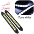 Flexible Light COB Silicone 10 LED Lamps 16W 2x Car DRL Driving Daytime Running - 7