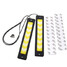 Auto COB 2Pcs 480LM Flexible Car Light DRL LED Strip Daytime Running Driving 6000K - 7