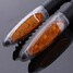 2pcs Universal Motorcycle 3 Led Turn Signal Indicator Amber Light - 6