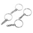Rings DIY Craft Key Chain Tone 50pcs Keyring Split Silver Link - 2