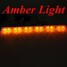 Amber White Lamp Bar Emergency Strobe Light Car 12V LED Bulb Flash Warning - 10