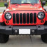 Bezel Style Headlight Jeep Wrangler JK Matte Black Angry Bird - 2