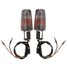 Signal Lights Amber Light Universal Turn Indicators Chrome Motorcycle - 3