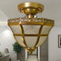 Metal Flush Mount Bulb Included Hallway Brass Dining Room Traditional/classic - 1