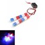 Flashing Light Warning Blue White LED Red Motorcycle Electric Cars - 1