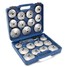 23pcs Aluminum Oil Filter Wrench Silver Remover Tool Cup Kit Socket AU Type Removal - 3