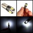 T4W License 2W Lamp Motorcycle 12V 6 SMD 6000K BA9S White Car Wide Light LED Dashboard - 6