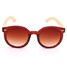Fashion Glasses UV400 Sunglasses Bamboo Eyewear Legs - 4