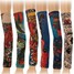 Tattoo Sleeves Stretchy Styles Mix Party Arm Stockings e 6pcs Temporary - 1