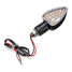 Light Indicators 2x Motorcycle LED Turn White Light Carbon - 4