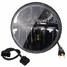 6000K Inch H4 HID Beam LED Jeep Headlight Lamp For Harley 8000LM H13 30W Hi Lo - 1