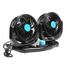 Vehicle Truck Dual Fan Head 12V Car 360 Degree Rotatable Cooling Portable Cooler Auto - 2