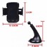Black Cobao Suction 6.5 Inch Car Phones Avigraph Phone Holder 360 Degree Rotation - 4
