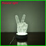 Desk Lamp Illusion Creative 3.5w 3d Light 100 110-220v - 4