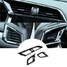 Air Vent Outlet Trim Honda Civic Carbon Fiber Center 3pcs ABS Side - 2