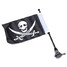 Flag Pole Harley Davidson Skull Flag Luggage Rack Motorcycle Bike Rear Mount - 5