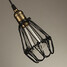 Vintage Restoring Ancient Ways Droplight Bulb Included Pendant Lights Wrought Iron Cage - 2