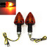 Turn Lights Indicators Stalk 12V Bulb Amber Blinker 2x Motorcycle - 1