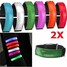 Belt 2pcs LED Reflective Arm Band Green Strap Running Night Signal Safety - 1