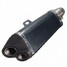 Carbon Double Exhaust Muffler Pipe Outlet 51mm Motorcycle Street Bike Stainless Steel - 5