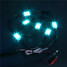 Auto RGB Floor 5050 6SMD ABS LED Car Decoration Lights Atmosphere Strip Light Remote Control - 6