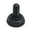 6 PINs 3 Position Cap Black Rubber ON OFF Toggle Switch Waterproof - 3