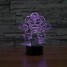 Amazing Color-changing 3d Illusion 100 Table Lamp Shape Led - 5