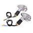 White Lights Motorcycle Turn Skeleton Head Stalk - 3