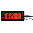 Temperature digital Auto Car Display Clock Thermometer LCD - 1