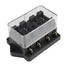 Car Vehicle Box 4 Way Automotive Blade Fuse Holder Fuse Box Block Circuit - 1