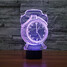 Novelty Lighting Decoration Atmosphere Lamp Clock 3d Christmas Light 100 Touch Dimming - 6