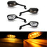 Suzuki GSXR600 GSXR750 GSXR1000 LED Turn Signal Pair Rear View Mirrors - 1