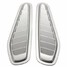 Scoop Hood Vent Fender Car Decorative 2Pcs Turbo Bonnet Air Flow Intake - 7