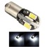 T4W License 2W Lamp Motorcycle 12V 6 SMD 6000K BA9S White Car Wide Light LED Dashboard - 1