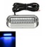 50W Transom Pontoon Blue Boat Waterproof LED Under Water Lights 3.5inch - 1