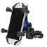 X-Type Aluminum Alloy Rear View Mirror Phone GPS Handlebar Holder Motorcycle Bike - 1