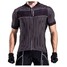 T-Shirt Running Sports Bike Bicycle Short Quick Jersey Dry Top Zip Men Male Sleeve Cool - 1