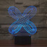 3d Abstract Christmas Light 100 Touch Dimming Decoration Atmosphere Lamp Led Night Light - 4