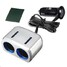 Car 2 Way Charger Vehicle Power Adapter 12V 24V LED Cigarette Lighter Socket Splitter - 5