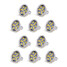 100 10pcs 3w Warm White Mr11 9led 12v Smd5050 - 1