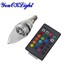 E14 Candle Bulb 3w Light Colorful Light Led 240lm Remote Control - 4