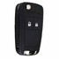 Remote Flip Key Fob Case Vauxhall Opel Uncut Blade 2 Button Fob - 4