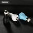 Smart Mobile Phone Tablet Intelligent 5V 2.4A Mini Remax Dual USB Car Charger Adapter - 3