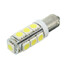 White 5050 Car 5000K Turn Signal Light Bulb BA9S Indicator Lamp LED T4W 13smd - 1